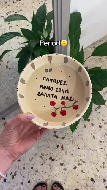 #justclaying #saladbowl #theroscollection #ceramic #bowl 