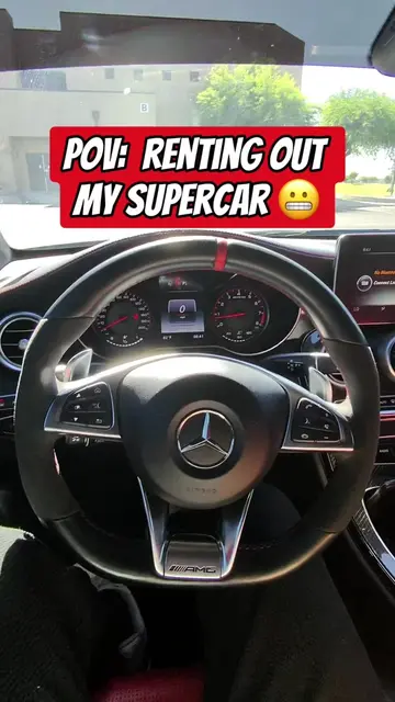 The end shows the downside of renting out supercars… #amg #rental #c63s #profit 