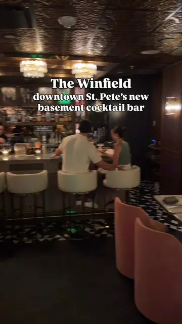 Inside downtown St. Pete’s new basement cocktail bar: The Winfield 🥃🆕 If you’r