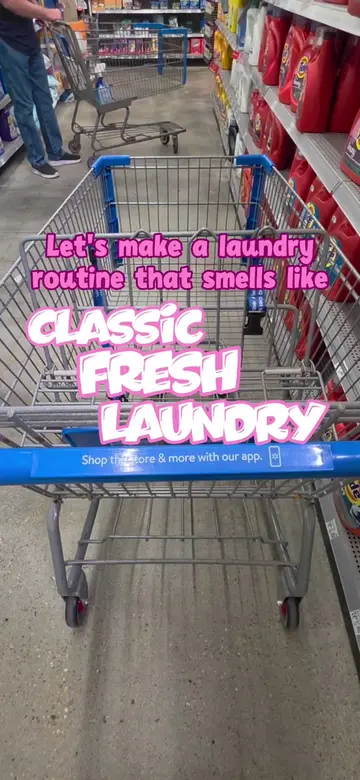 Let's make a #laundryroutine that smells like classic, fresh, laundry 🩷🧼🧺 #la
