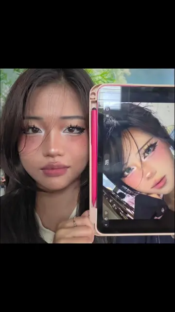 Douyin × E-girl Makeup Tutorial🖤🖤🖤#creatorsearchinsights #tiktokmakeuptutoria