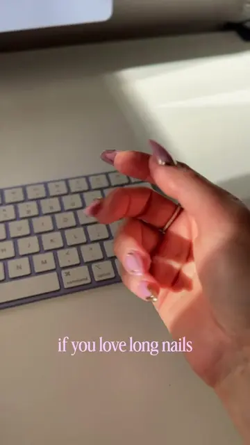 the original long nail keyboard cover 💅⌨️✨ now in HEARTS 💕 now available on @U