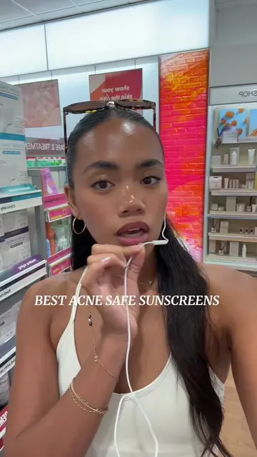 so many good mineral & chemical sunscreen options that WONT break you out ;) #wo