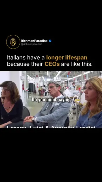 Italian CEOs understand that a stressed employee can never perform at their best