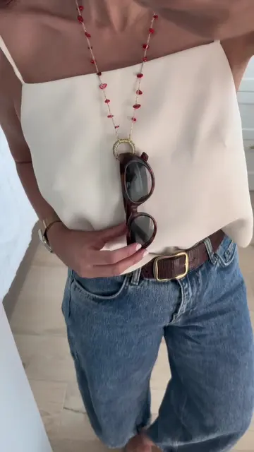 Tutorial collar para gafas a crochet, tan solo una arandela puede darle mucha má