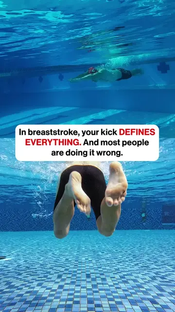 There's a saying in swimming. You're either a swimmer or a breaststroker. 👉 And