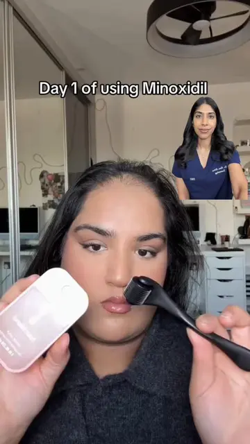 minoxidil is that girl  caution toxic to pets stitch with @Kaaiiye’s Digital Dia