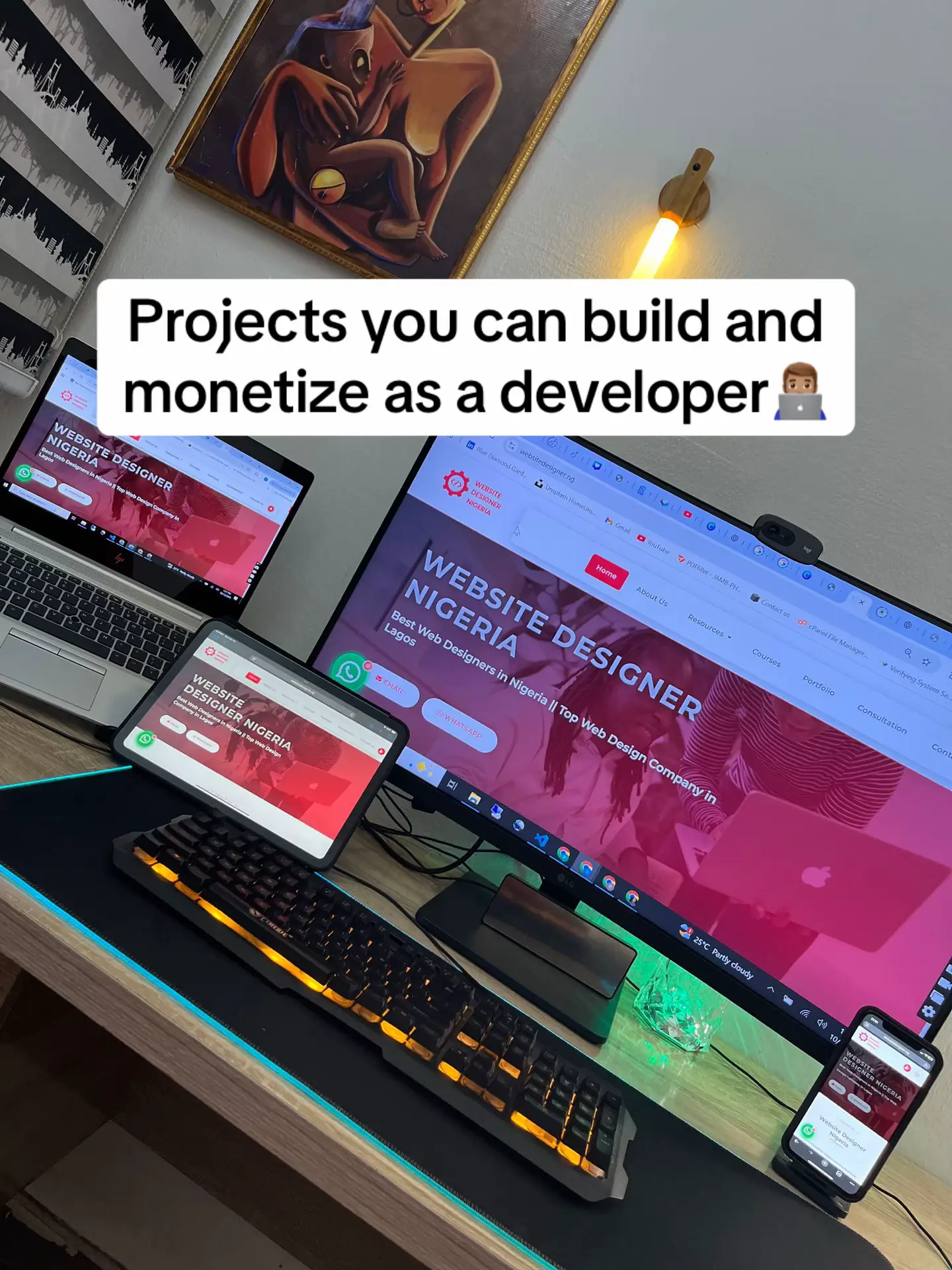 Projects you can build and monetize as a software developer 👩🏽‍💻👨🏽‍💻✨ #sof