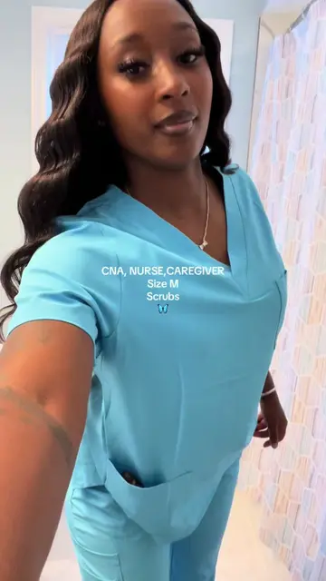 Cozyscrubs Scrubs for Women I’m obsessed with this color 🦋🦋🦋🦋🦋🦋#viral #nur