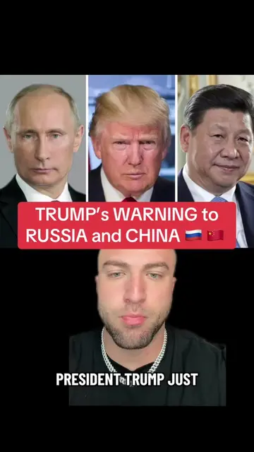 TRUMP’s MESSAGE to RUSSIA and CHINA. #usa #trump #war #ww3 #iran