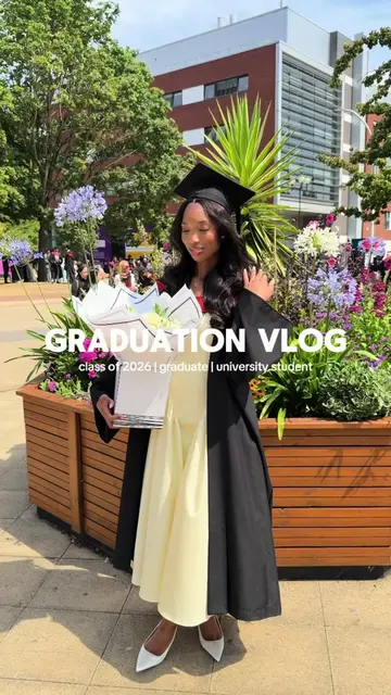 graduation vlog | spend the day with at my graduation 👩🏾‍🎓🥂🤍🥹!! SOOO…YOUR 