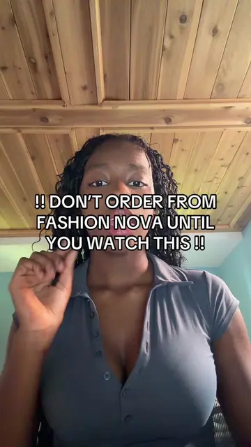 if you are ordering anything from fashion nova watch this video!! save this for 
