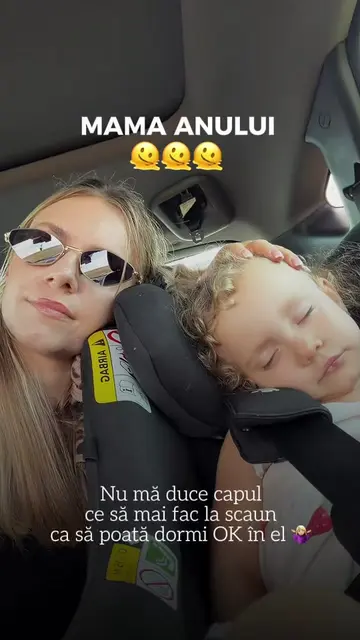 Scaunul îmi place foarte mult, dar partea cu somnul… 😩  Astăzi i-am susținut ca