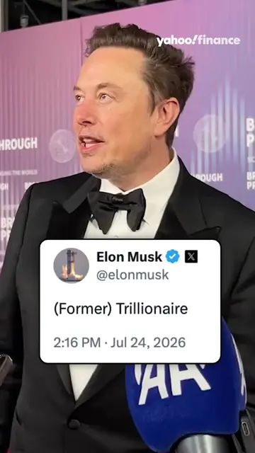 Elon Musk, the world's first (former) trillionaire. 😅
