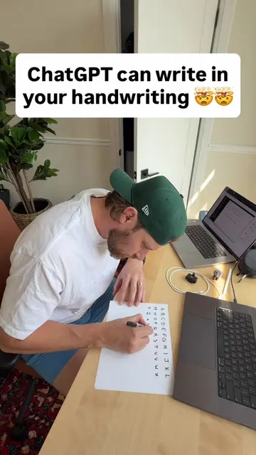 Elevate your designs and videos by using your own handwriting! #ai #chatgpt #cha