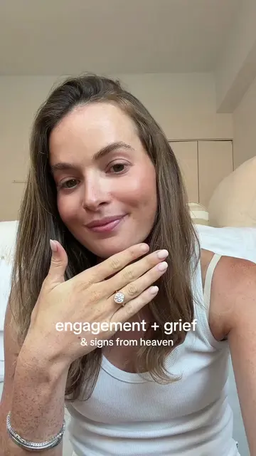 If you’re a bride who is also grieving we are in this together always #engagemen