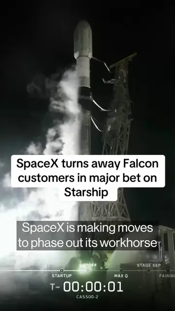 SpaceX is starting to wind down its Falcon 9 rocket, even though Starship, the r