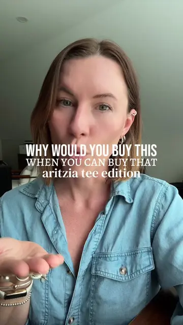 aritzia but make it amazon #aritzia #basics #creatorsearchinsights #cottontee #s