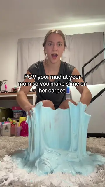 don’t try this at home 😭 #fyp #foryou #foryoupage #slime #funny 