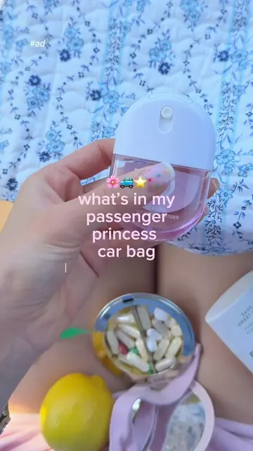 #Ad 💕🚙 PASSENGER PRINCESS CAR BAG!! 🫐⭐️ I know I always say I’m getting my li