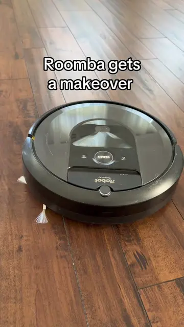Roomba gets a little glow up ✨ ##robotvaccuum #vacuumcleaners #robotvacuumcollec
