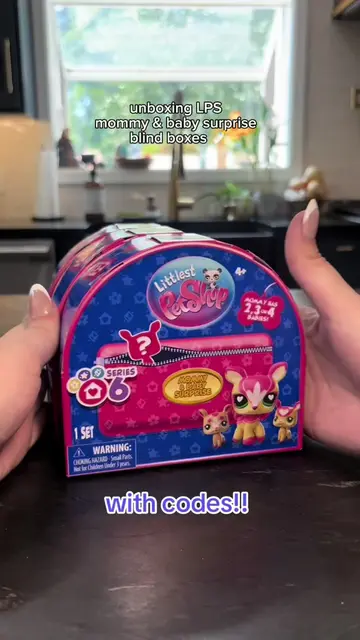 unboxing littlest pet shop mommy and babies sets with codes 🍼🩵✨  codes are not