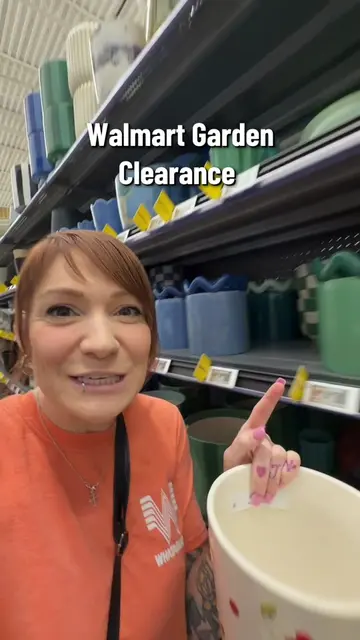 @Walmart is clearing out the garden center! Snag some cool finds at a clearance 