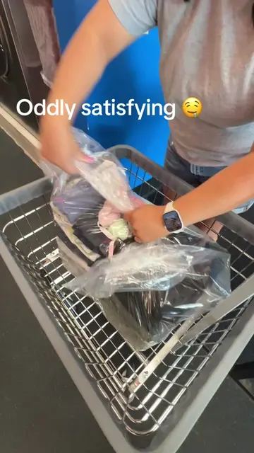 Our customers don’t usually see this part… #laundromat #laundryhack #washandfold