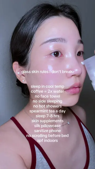 hot take glass skin is more everyday habits than products 💅 #healthyskin #skinc