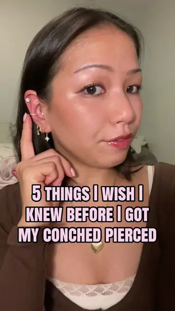Watch before getting a conch! All Jewlery featured is from @Rapunzille Jewelry #