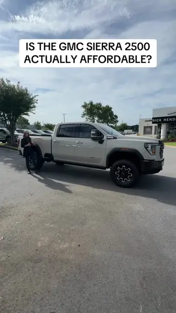 The cost to own the 2026 GMC Sierra 2500 AT4X 🧐 • Check out my car affordabilit