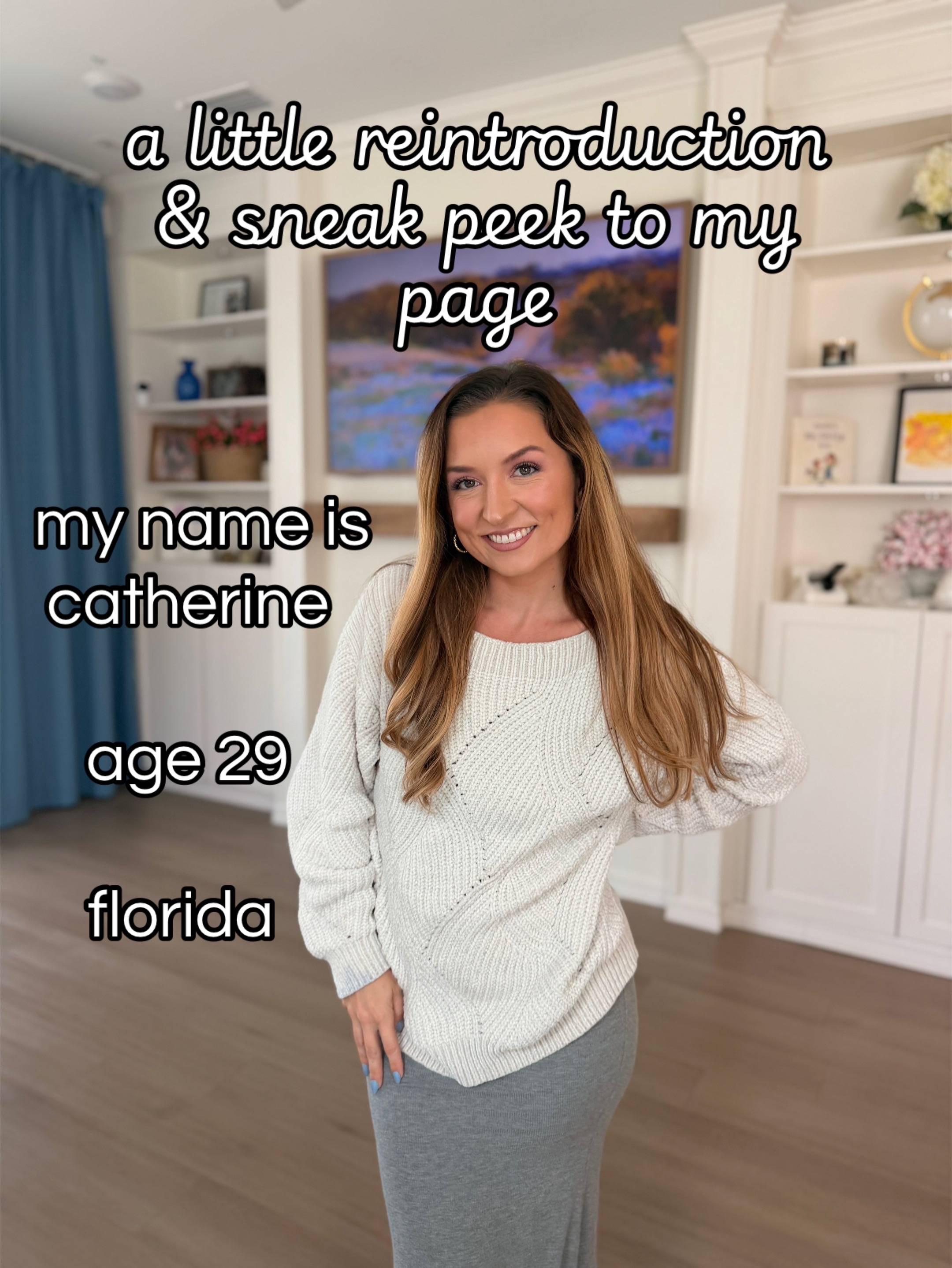 If you’re new here, hi. 🤍 I figured it was time for a proper introduction since