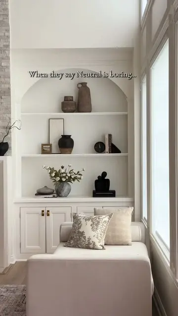 Neutral doesn't have to mean boring. It's the textures, layers, natural material