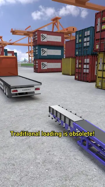 Replace Slow Manual Loading With Ramp & Roller Set #HydraulicRamp #RollerConveyo