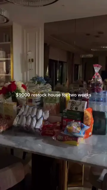 $9000 restock house for two weeks 🧃🍏  Tap the link in bio to shop all my fridg