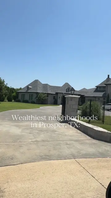 **Prosper’s wealthiest neighborhoods, mapped out.** 🏛️ **Old-money estates** Mo