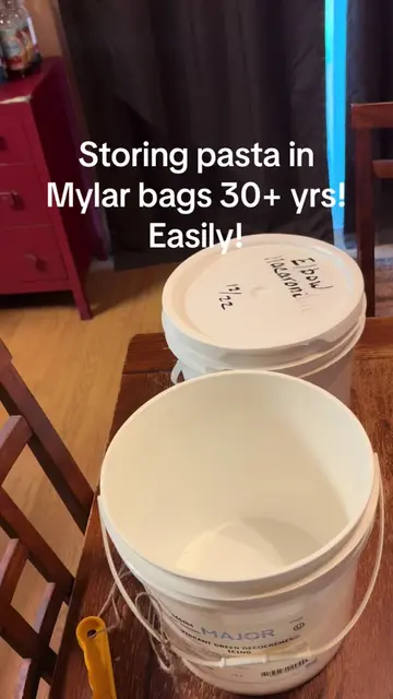 Easily store pasta for 30+ yrs in Mylar bags! It’s easier than you think! #mylar