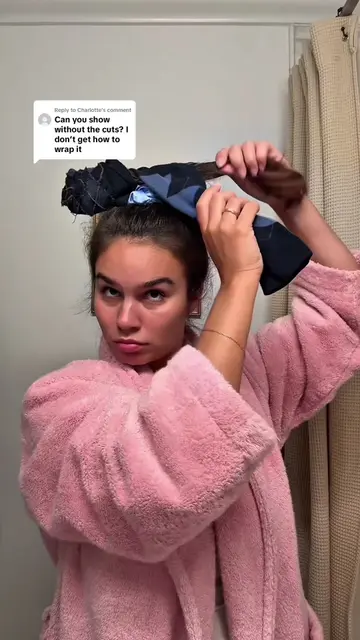 Replying to @Charlotte HOW TO: Wrap the sock curls around for no dents and a goo