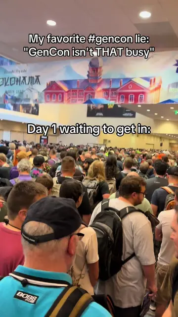 I mean, how busy is too busy?? 😂😂 #gencon2026 #boardgametiktok #familygamenigh
