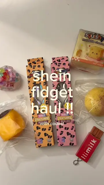 open some shein squishes and fidgets with me !!​ ​ tangles: 381531345​ crunchy p
