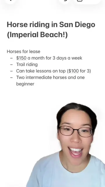 Comment and DM your experience if you’re looking to lease a horse in San Diego! 