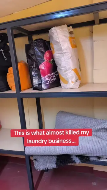 When I started my laundry business, I thought a full shelf meant we were busy. B