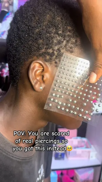 Fake magnetic piercings #fakepiercing #magneticpiercing #clipon #magneticsticker