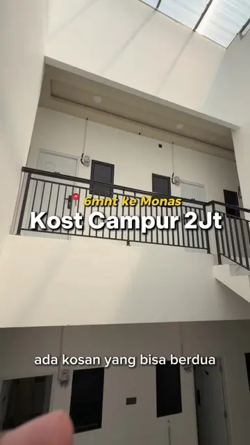 Kost texas, di pusat jakarta! 💸  📍 6menit aja dari Monas Harga /bulan start 2j