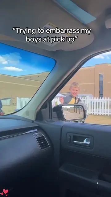 Hilarious Chaos During School Pickup Time 😂#SchoolPickup #SchoolMoments #Family