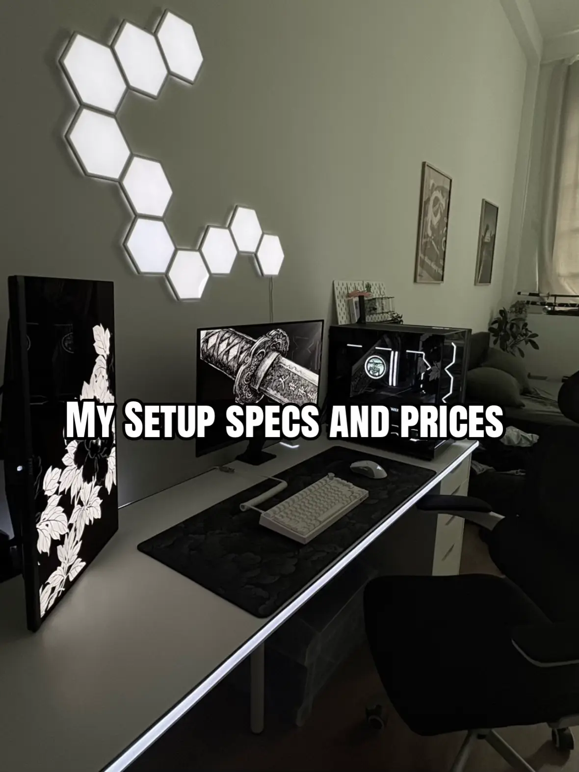 #techtok #setuptour #oled #prices #setupedit A PC setup is more than just a comp