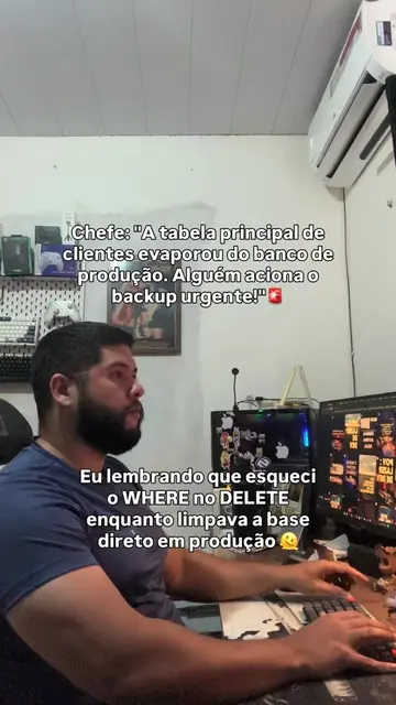 Será se eu digo que fui eu? Kkkkkkkk #meme #programacao #programador #tecnologia
