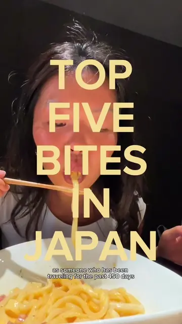 my top 5 bites in japan so far (including my favourite matcha) 🇯🇵 we’re here f