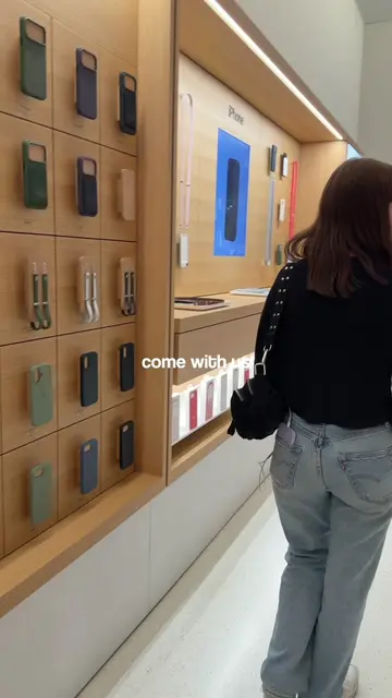 Come with us to the Apple Store to buy a new iPhone🤍 was this the right choice?