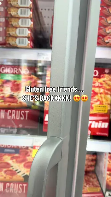 Gluten free Digiorno pizza is FINALLY back!! Celiac friends, this feels like hug